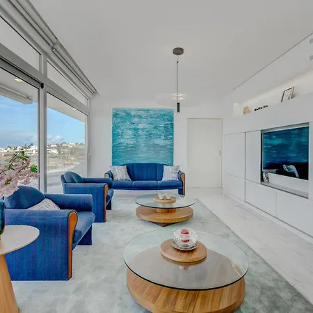 וילה Casa Maria Sea View Perfect Location אדחה